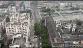 空中看龍港：龍翔路、新河廣場(chǎng)、江濱路（溫州市民監(jiān)督團(tuán)成員、公益航拍師陳斌 攝）