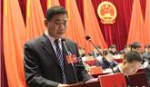 鎮(zhèn)人大主席上官光強做《龍港鎮(zhèn)人民代表大會主席團工作報告》
