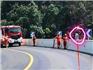 蒼南一男子在公路想自殺  被消防官兵成功獲救